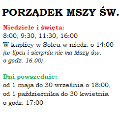 Msze Święte